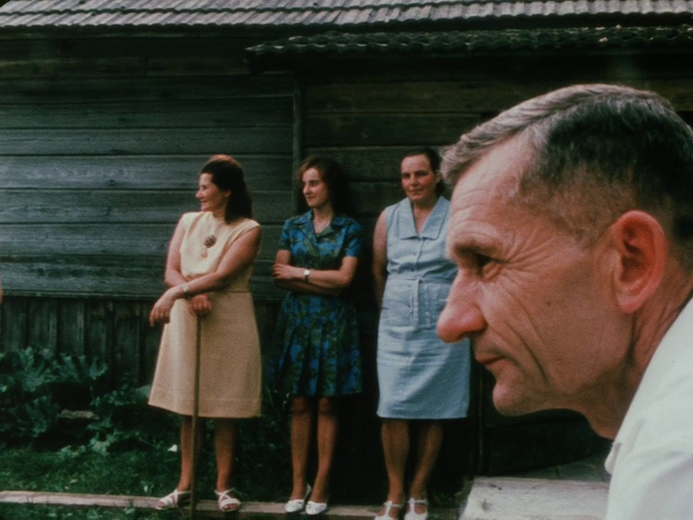 Still from film "Reminiscences of a Journey to Lithuania" (1972) by Jonas Mekas