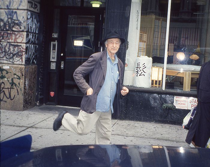 Jonas Mekas, 2000. Photo by Arūnas Kulikauskas